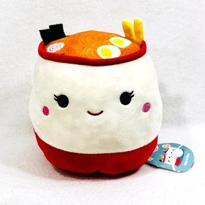 Raisy & Shun Flip a Mallows by Squismallows - Ramen & Sushi roll Plush Toy